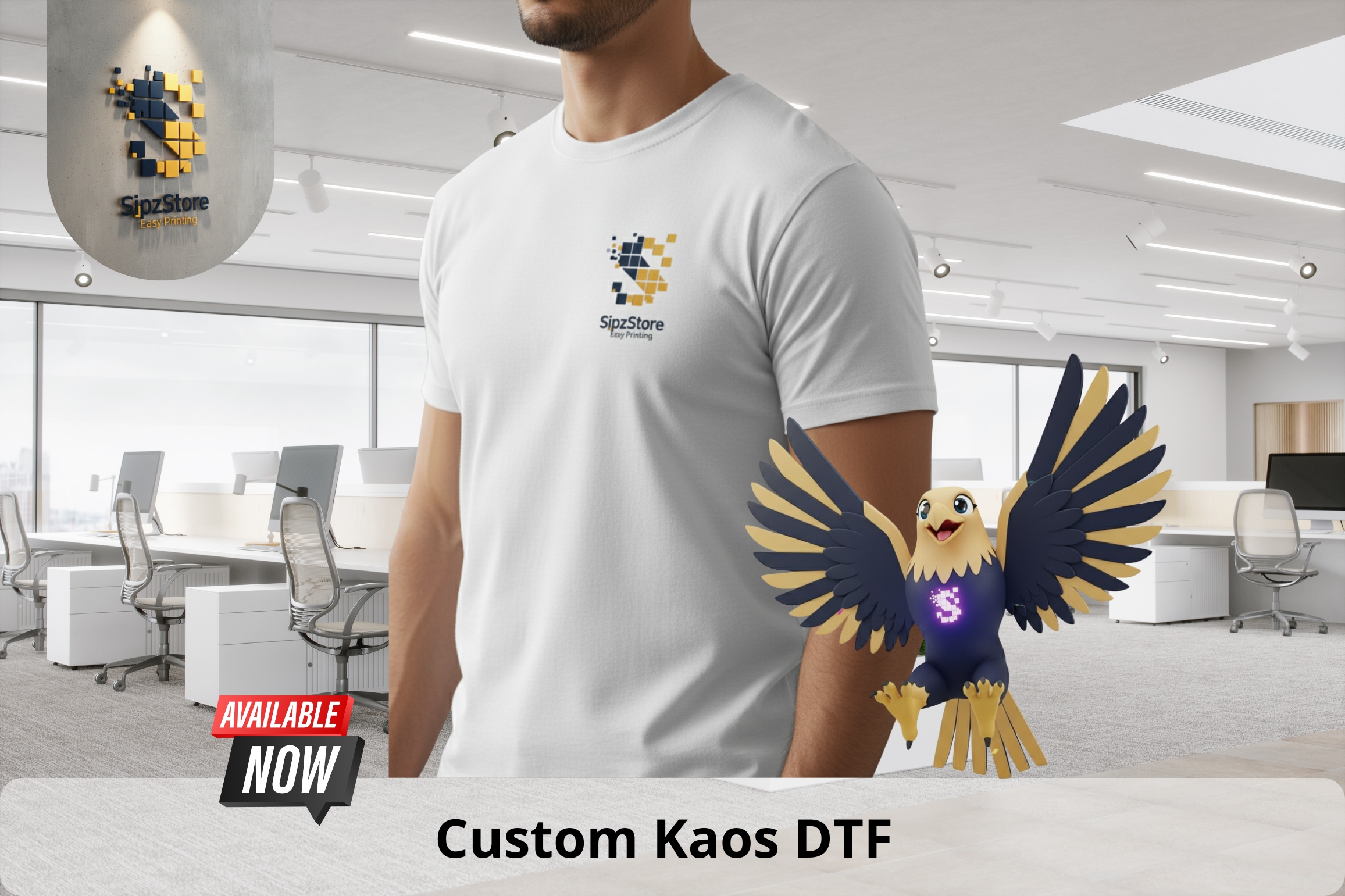 🔥 CUSTOM KAOS DTF FULL COLOR – BAHAN COMBED 30s / 24s 🔥