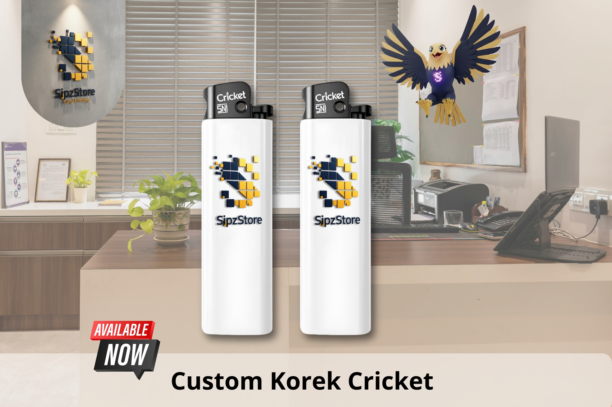 🔥 Custom Cricket Print UV – Finishing Doff Premium, Harga Terjangkau!